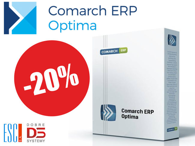 Comarch ERP Optima 20% taniej!