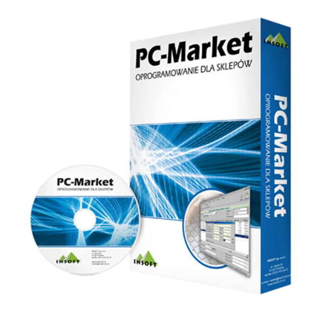 PROMOCJA! Zestaw sprzedażowy - PC-Market z kasą Novitus Sento E