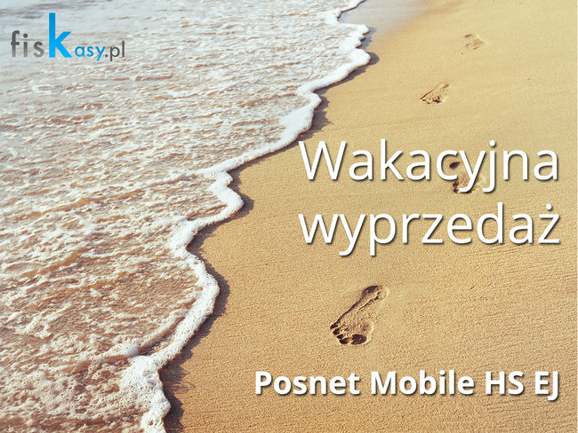 Wakacyjna wyprzedaż najbardziej mobilnej kasy na rynku Posnet Mobile HS EJ