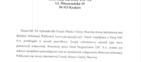 URZĄD MIASTA I GMINY SKAWINA